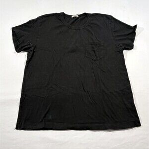 Buck Mason T-Shirt Mens Black Pocket Tee Classic Cotton Crew Casual Sz L USA